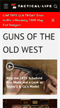 Mobile Screenshot of gunsoftheoldwest.com